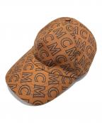 MCMエムシーエム）の古着「モノグラムコットッンキャップ」｜ブラウン