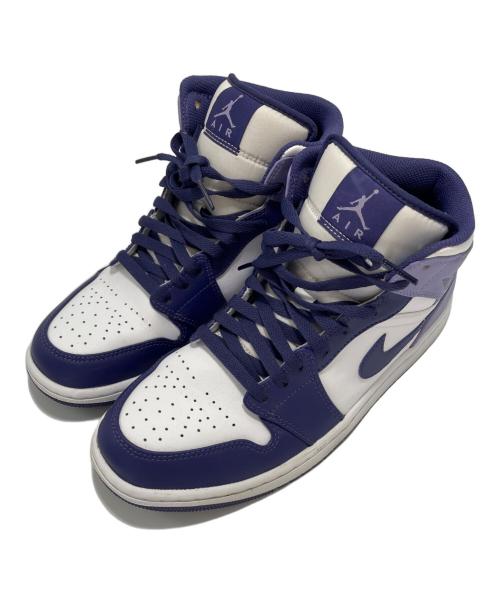 NIKE（ナイキ）NIKE (ナイキ) スニーカー ホワイト×パープル サイズ:26.5の古着・服飾アイテム