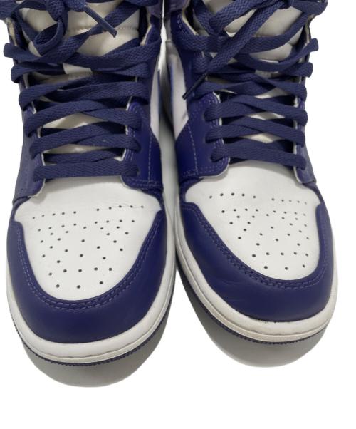 NIKE（ナイキ）NIKE (ナイキ) スニーカー ホワイト×パープル サイズ:26.5の古着・服飾アイテム