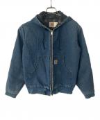 CarHarttカーハート）の古着「90’sアクティブパーカージャケット」｜インディゴ