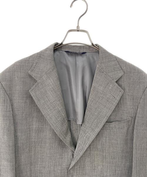 POLO RALPH LAUREN（ポロ・ラルフローレン）POLO RALPH LAUREN (ポロ・ラルフローレン) リネン混テーラードジャケット グレー サイズ:Mの古着・服飾アイテム