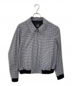 dunhillダンヒル）の古着「ダブルジップアップ スイングトップ」｜ブラック×ホワイト×ブルー