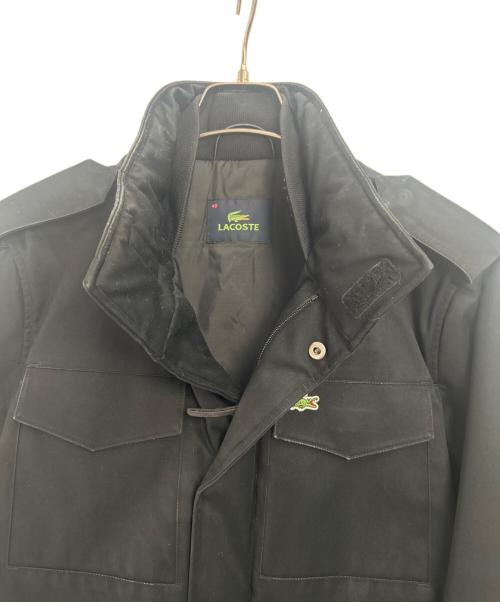 LACOSTE（ラコステ）LACOSTE (ラコステ) M65型ブルゾン ブラック サイズ:48の古着・服飾アイテム