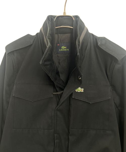 LACOSTE（ラコステ）LACOSTE (ラコステ) M65型ブルゾン ブラック サイズ:48の古着・服飾アイテム