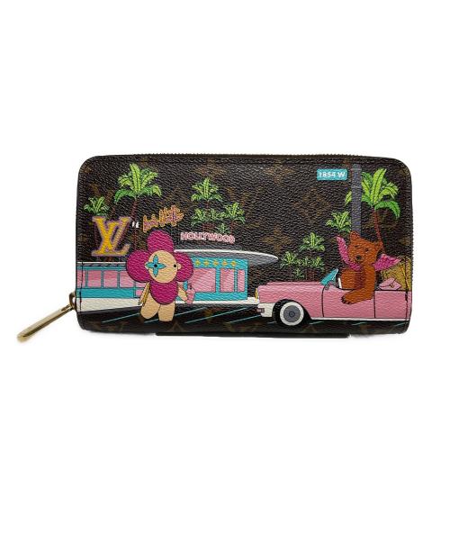 LOUIS VUITTON（ルイ ヴィトン）LOUIS VUITTON (ルイ ヴィトン) 長財布 ブラウン×ピンクの古着・服飾アイテム
