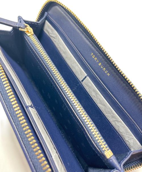 TORY BURCH（トリーバーチ）TORY BURCH (トリーバーチ) 長財布 ネイビーの古着・服飾アイテム
