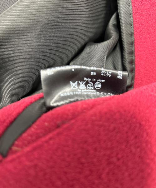 Junhashimoto（ジュンハシモト）Junhashimoto (ジュンハシモト) ラップコート レッド サイズ:3の古着・服飾アイテム