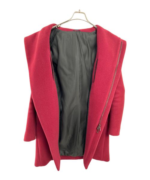Junhashimoto（ジュンハシモト）Junhashimoto (ジュンハシモト) ラップコート レッド サイズ:3の古着・服飾アイテム