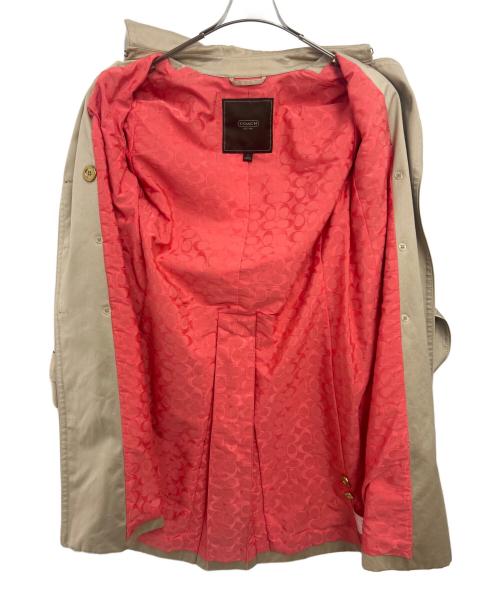 COACH（コーチ）COACH (コーチ) トレンチコート ベージュ サイズ:Sの古着・服飾アイテム