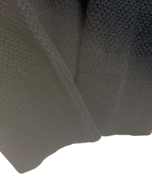 Zanone（ザノーネ）Zanone (ザノーネ) 12ゲージハニカムニット ブラック サイズ:50の古着・服飾アイテム