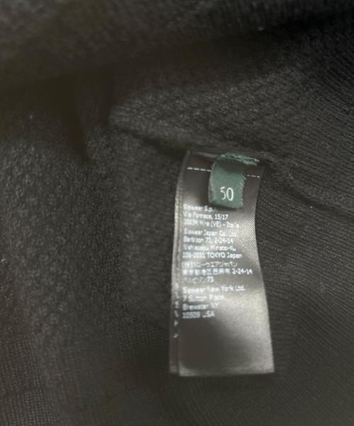 Zanone（ザノーネ）Zanone (ザノーネ) 12ゲージハニカムニット ブラック サイズ:50の古着・服飾アイテム