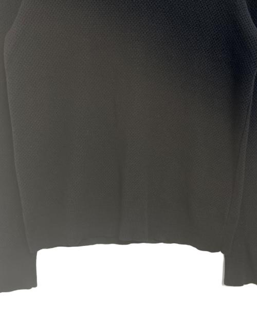 Zanone（ザノーネ）Zanone (ザノーネ) 12ゲージハニカムニット ブラック サイズ:50の古着・服飾アイテム