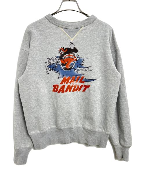 CARTOON TRAIL SPORTSWEAR（カートゥーントレイルスポーツウェア）CARTOON TRAIL SPORTSWEAR (カートゥーントレイルスポーツウェア) スウェット グレー サイズ:Mの古着・服飾アイテム