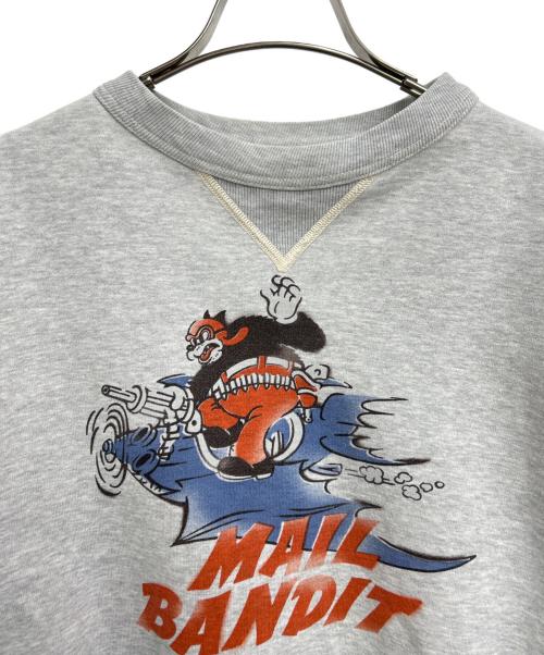 CARTOON TRAIL SPORTSWEAR（カートゥーントレイルスポーツウェア）CARTOON TRAIL SPORTSWEAR (カートゥーントレイルスポーツウェア) スウェット グレー サイズ:Mの古着・服飾アイテム