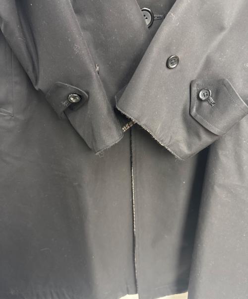 ANATOMICA（アナトミカ）ANATOMICA (アナトミカ) リバーシブルシングルラグランコート ブラック×ブラウン サイズ:48の古着・服飾アイテム