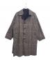 中古・古着 ANATOMICA (アナトミカ) リバーシブルシングルラグランコート ブラック×ブラウン サイズ:48：85000円