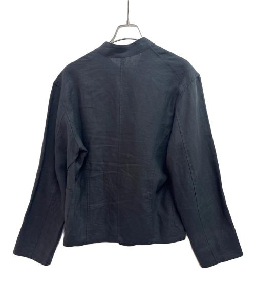 ANATOMICA（アナトミカ）ANATOMICA (アナトミカ) ノーカラーダブルジャケット ブラック サイズ:3の古着・服飾アイテム