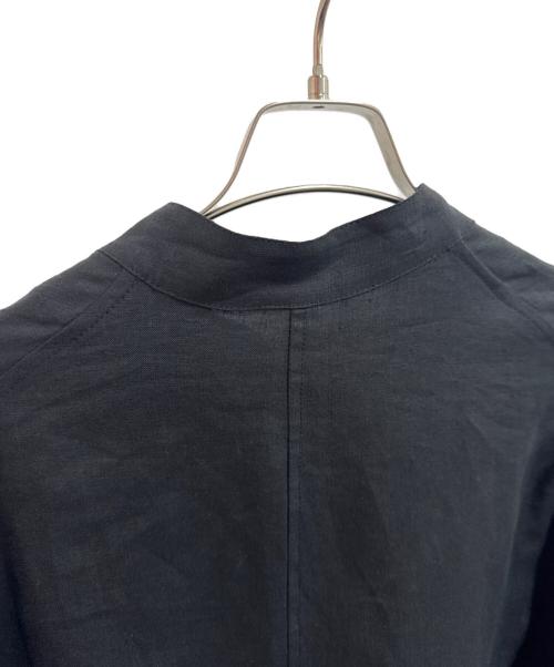 ANATOMICA（アナトミカ）ANATOMICA (アナトミカ) ノーカラーダブルジャケット ブラック サイズ:3の古着・服飾アイテム