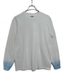 anytee classics（エニティー クラシックス）の古着「ロングスリーブカットソー」｜ホワイト×ブルー