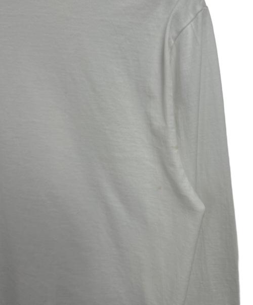 anytee classics（エニティー クラシックス）anytee classics (エニティー クラシックス) ロングスリーブカットソー ホワイト×ブルー サイズ:Lの古着・服飾アイテム