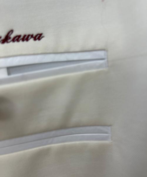 -（-）- (-) テーラードジャケット ホワイト サイズ:不明の古着・服飾アイテム
