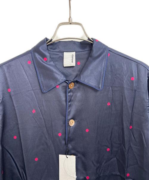 maxsix（マックスシックス）maxsix (マックスシックス) シルクドットシャツ ネイビー サイズ:L 未使用品の古着・服飾アイテム