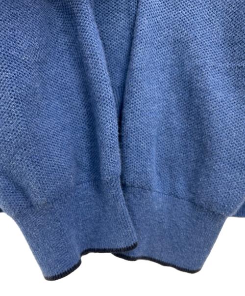 POLO RALPH LAUREN（ポロ・ラルフローレン）POLO RALPH LAUREN (ポロ・ラルフローレン) ハーフジップスウェット ブルー サイズ:Lの古着・服飾アイテム