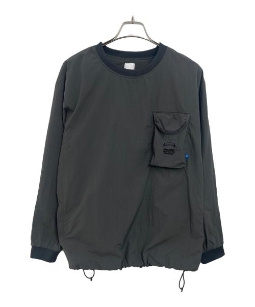Liberaiders（リベレイダース）Liberaiders (リベレイダース) ナイロンチームプルオーバー グレー サイズ:Sの古着・服飾アイテム