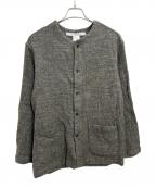 EELイール）の古着「陶器釦のフレンチブルゾン」｜グレー
