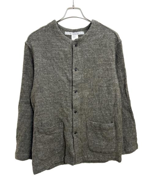 EEL（イール）EEL (イール) 陶器釦のフレンチブルゾン グレー サイズ:Lの古着・服飾アイテム