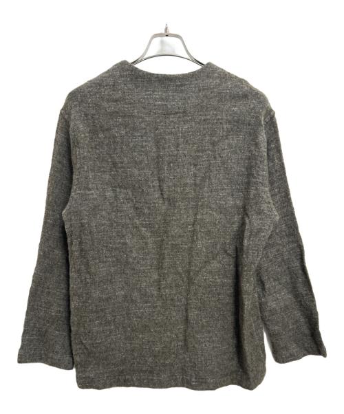 EEL（イール）EEL (イール) 陶器釦のフレンチブルゾン グレー サイズ:Lの古着・服飾アイテム