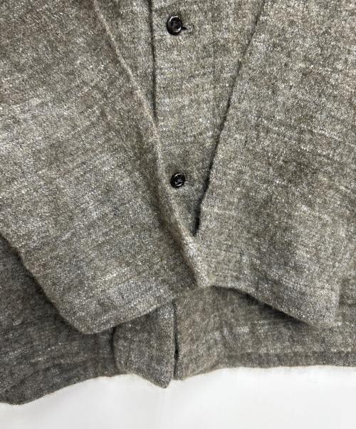 EEL（イール）EEL (イール) 陶器釦のフレンチブルゾン グレー サイズ:Lの古着・服飾アイテム