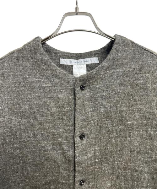 EEL（イール）EEL (イール) 陶器釦のフレンチブルゾン グレー サイズ:Lの古着・服飾アイテム