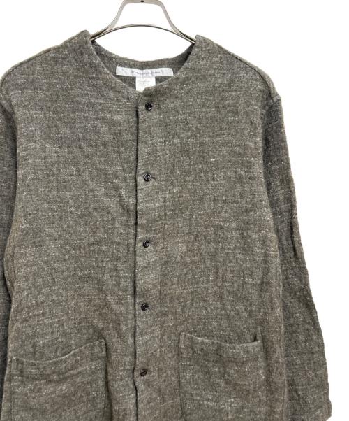 EEL（イール）EEL (イール) 陶器釦のフレンチブルゾン グレー サイズ:Lの古着・服飾アイテム