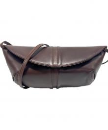 Sybilla（シビラ）の古着「レザーショルダーバッグ」｜ブラウン