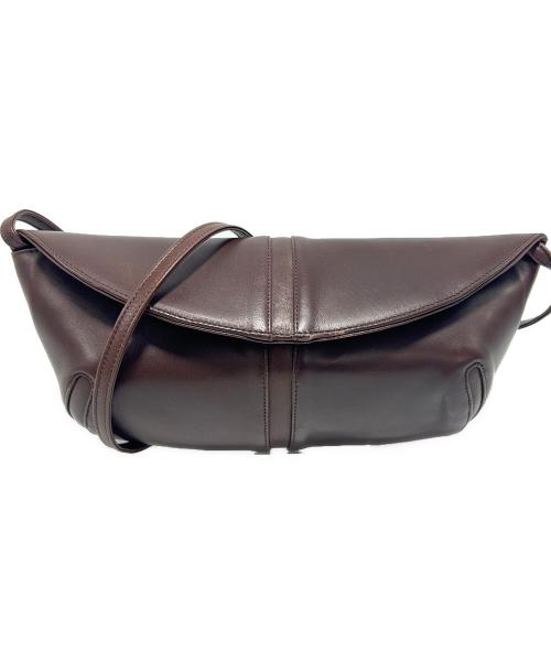 Sybilla（シビラ）Sybilla (シビラ) レザーショルダーバッグ ブラウンの古着・服飾アイテム