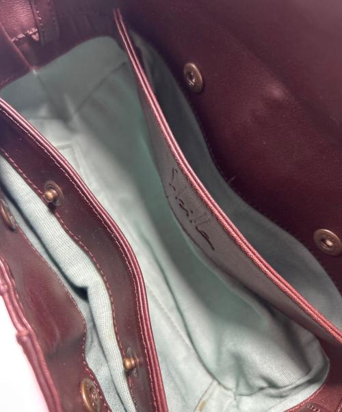 Sybilla（シビラ）Sybilla (シビラ) レザーショルダーバッグ ブラウンの古着・服飾アイテム