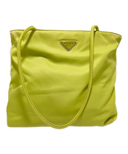 PRADA（プラダ）PRADA (プラダ) ショルダーバッグ 黄緑の古着・服飾アイテム