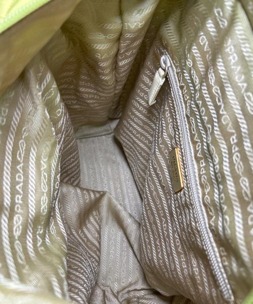 PRADA（プラダ）PRADA (プラダ) ショルダーバッグ 黄緑の古着・服飾アイテム