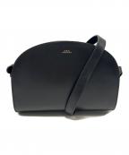 A.P.C.アーペーセー）の古着「ハーフムーンショルダーバッグ」｜ブラック