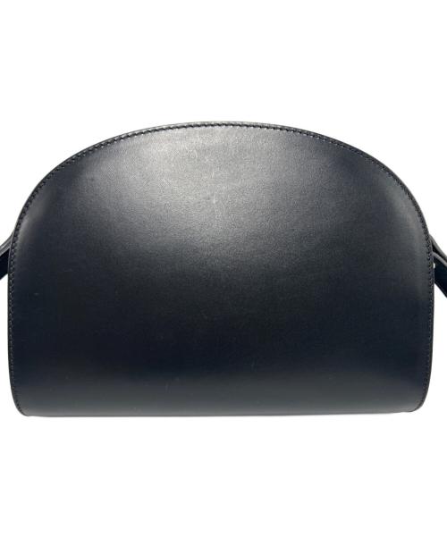 A.P.C.（アーペーセー）A.P.C. (アーペーセー) ハーフムーンショルダーバッグ ブラックの古着・服飾アイテム