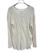 SHENERYシーナリー）の古着「コットンシアー楊柳ブラウス」｜ベージュ