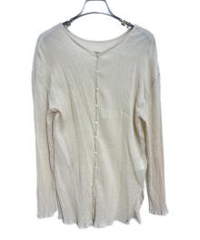 SHENERY（シーナリー）の古着「コットンシアー楊柳ブラウス」｜ベージュ