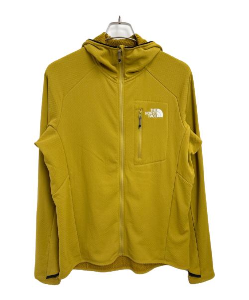 THE NORTH FACE（ザ ノース フェイス）THE NORTH FACE (ザ ノース フェイス) エクスペディショングリッドフリースフルジップフーディ イエロー サイズ:XLの古着・服飾アイテム