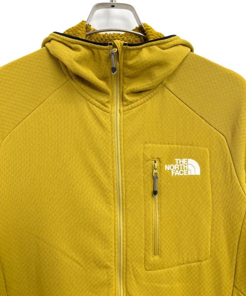 THE NORTH FACE（ザ ノース フェイス）THE NORTH FACE (ザ ノース フェイス) エクスペディショングリッドフリースフルジップフーディ イエロー サイズ:XLの古着・服飾アイテム