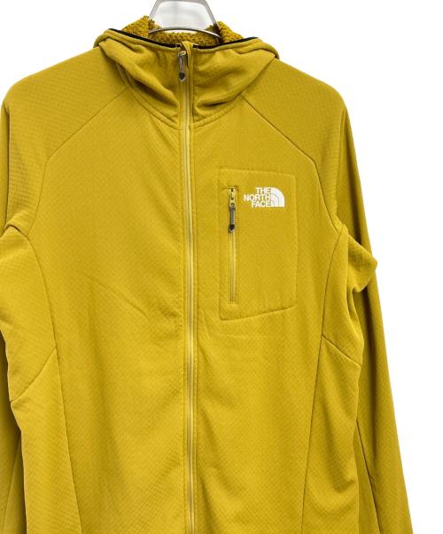THE NORTH FACE（ザ ノース フェイス）THE NORTH FACE (ザ ノース フェイス) エクスペディショングリッドフリースフルジップフーディ イエロー サイズ:XLの古着・服飾アイテム