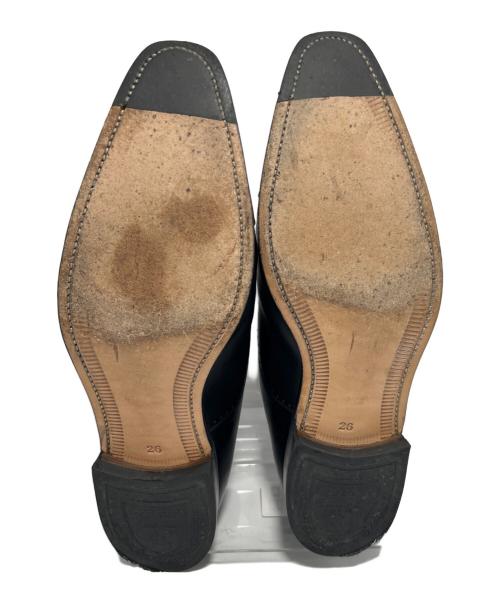 SCOTCH GRAIN（スコッチグレイン）SCOTCH GRAIN (スコッチグレイン) ストレートチップシューズ ブラック サイズ:26の古着・服飾アイテム