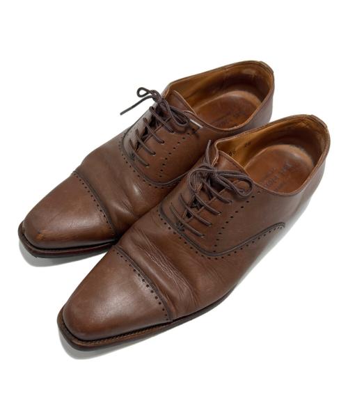 SCOTCH GRAIN（スコッチグレイン）SCOTCH GRAIN (スコッチグレイン) ストレートチップシューズ ブラウン サイズ:26の古着・服飾アイテム