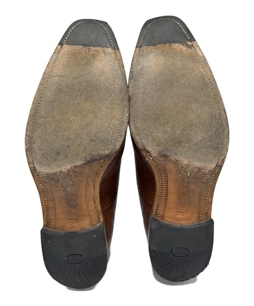 SCOTCH GRAIN（スコッチグレイン）SCOTCH GRAIN (スコッチグレイン) ストレートチップシューズ ブラウン サイズ:26の古着・服飾アイテム