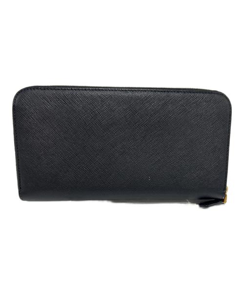 PRADA（プラダ）PRADA (プラダ) ラウンドファスナー財布 ブラックの古着・服飾アイテム